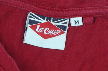 Lee Cooper Men's Red M Vintage T-Shirt