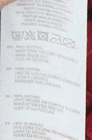 Lee Cooper Men's Red M Vintage T-Shirt