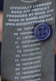 Bowie Men's Blue Polo, Size L, Music Theme, Casual Wear