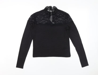 Womens UK Size M H&M Black  Blouse