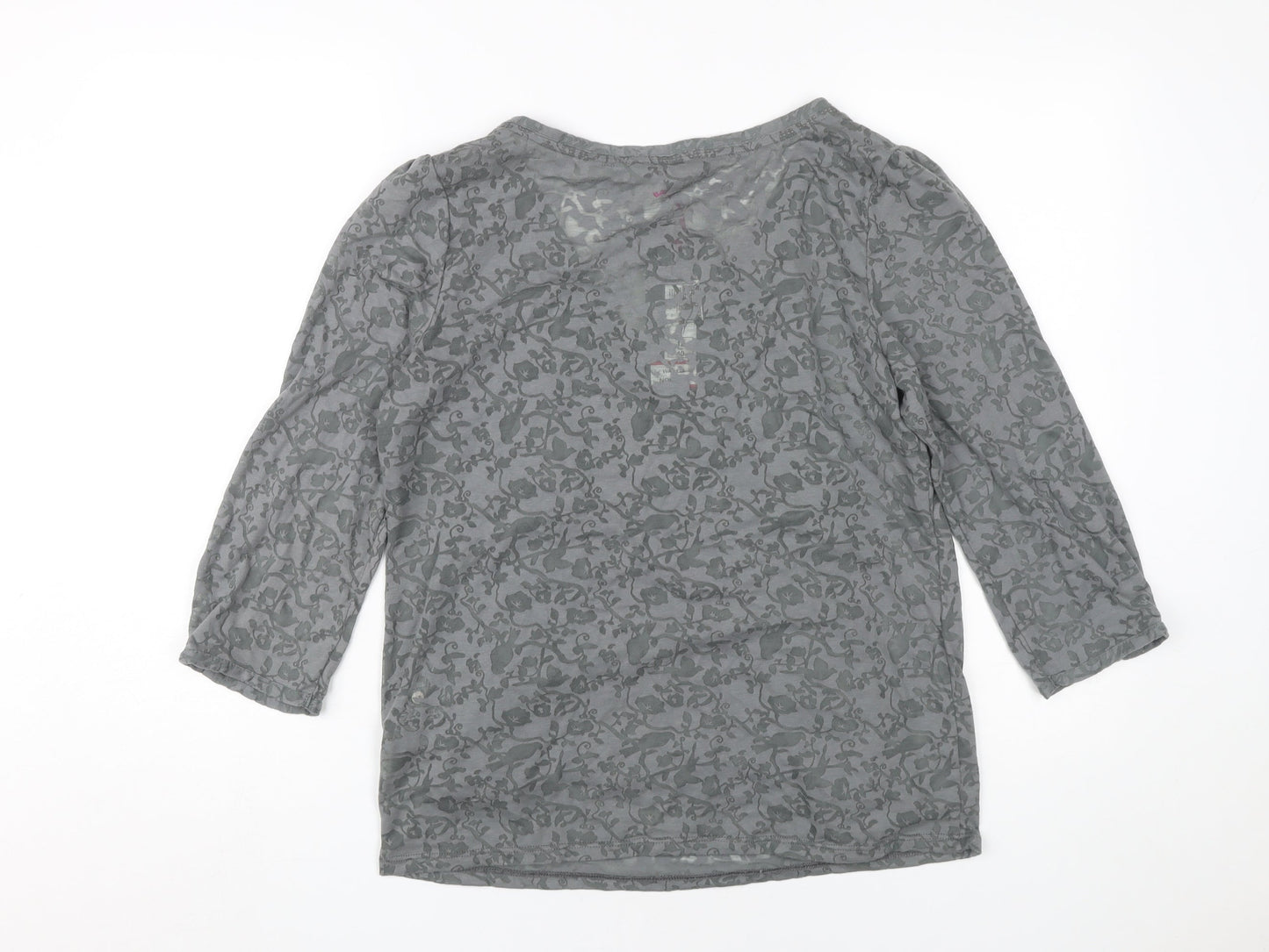 Womens UK Size 12 Marks and Spencer Grey  Blouse
