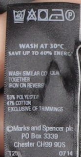 Womens UK Size 12 Marks and Spencer Grey  Blouse