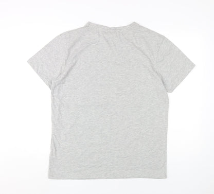 Marvel Comics Men's Grey XL T-Shirt with Heroes Print