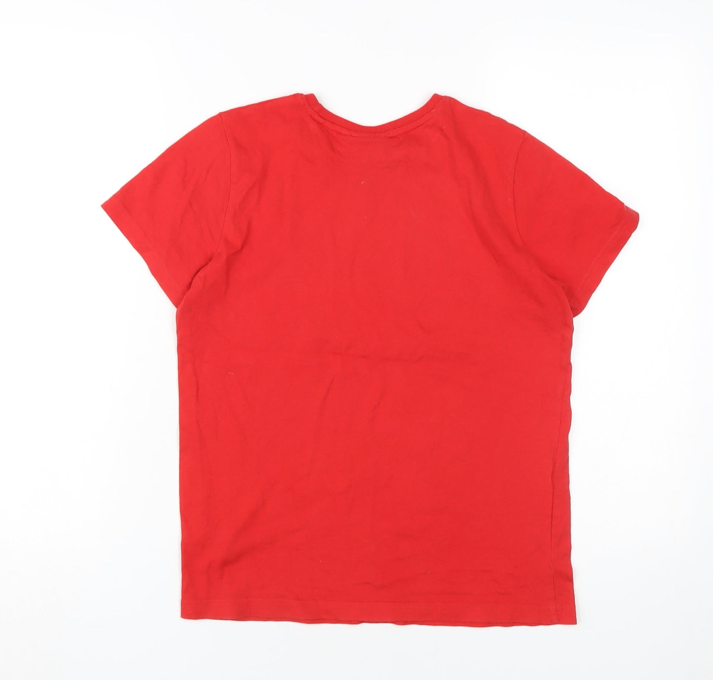 DC Comics Boys Red Batman Superhero Graphic T-Shirt Size 146