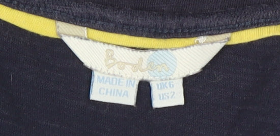 Boden Women's Blue Sleeveless Tank Top UK 6