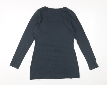 Yest Women's Black Basic Long Sleeve T-Shirt