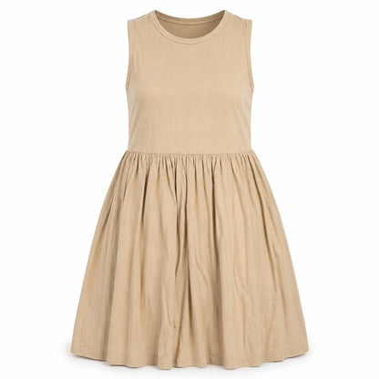 Bershka Women's Beige A-Line Dress XS