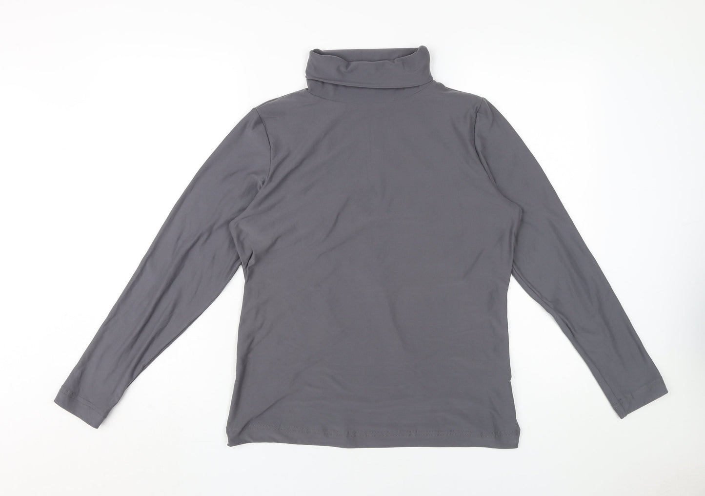Womens UK Size 12 Intuition Grey Basic T-Shirt