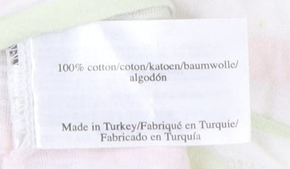 Laura Ashley Women's Multicoloured Striped Tee, Size 12