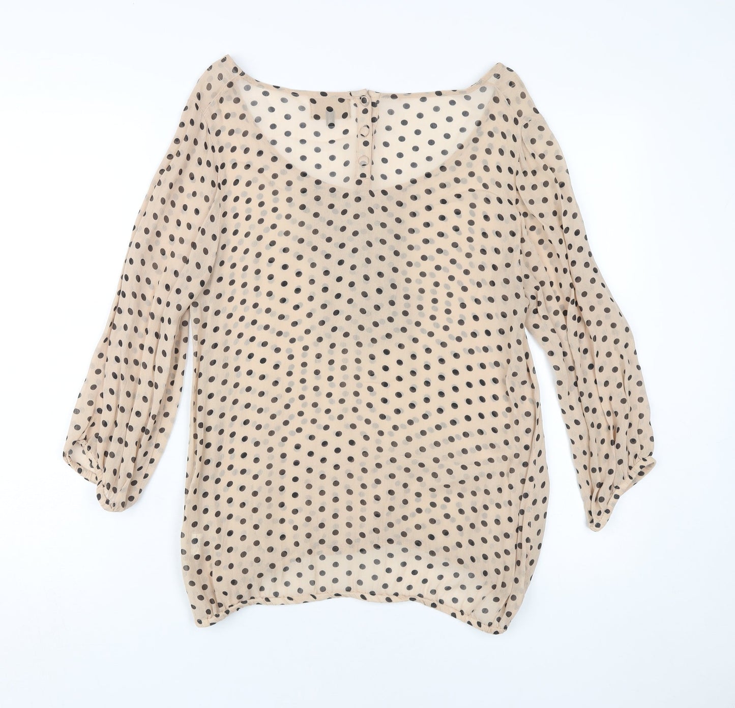 Womens UK Size 12 River Island Beige  Blouse