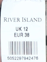Womens UK Size 12 River Island Beige  Blouse