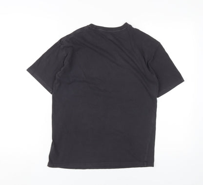 Marks and Spencer Boys Black Dinosaur Graphic T-Shirt 12-13Y