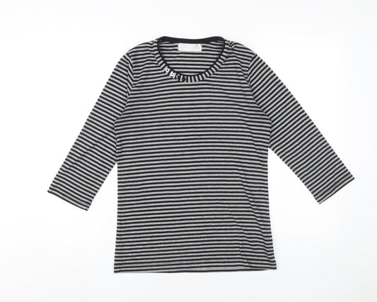 Womens UK Size S Fabrizio Black  T-Shirt