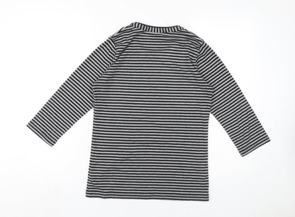 Womens UK Size S Fabrizio Black  T-Shirt