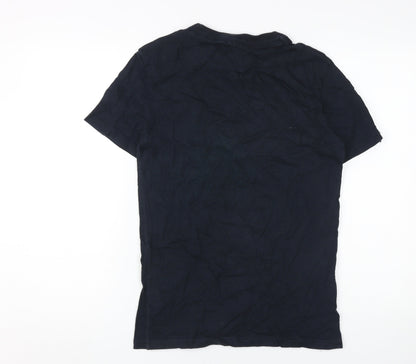 SuperDry Men's Vintage Black Graphic T-Shirt S