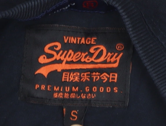 SuperDry Men's Vintage Black Graphic T-Shirt S