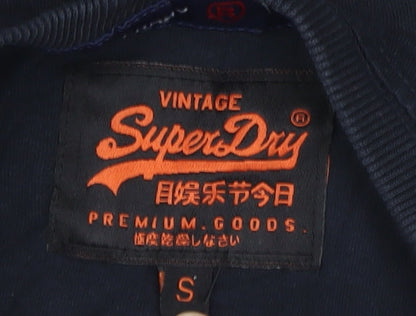 SuperDry Men's Vintage Black Graphic T-Shirt S