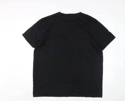 Mens UK Size XL Burton Menswear Black  T-Shirt