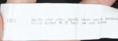 Zara Men's Black Graphic Print T-Shirt L