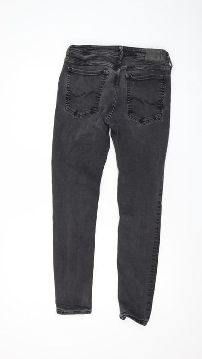Jack & Jones Men's Black Slim Skinny Jeans, Size 32