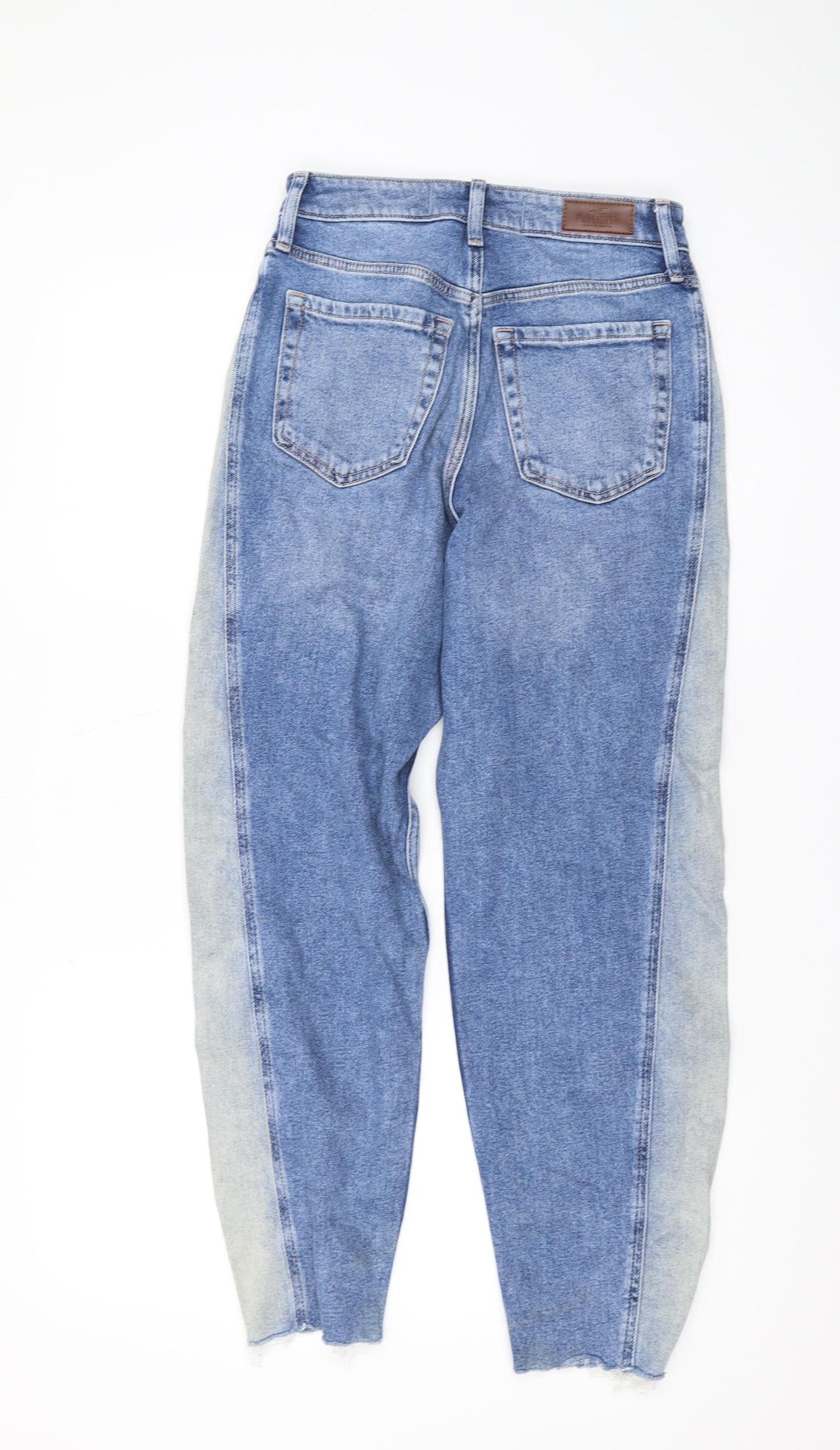 Womens UK Size 1R Hollister Relaxed Fit Mom Blue Jeans