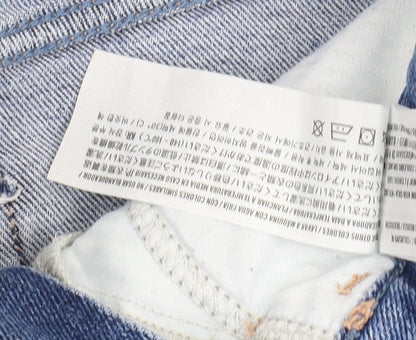 Womens UK Size 1R Hollister Relaxed Fit Mom Blue Jeans