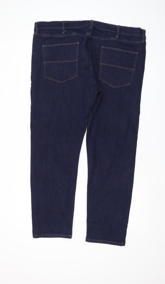 Marks and Spencer Men's Blue Slim Fit Jeans