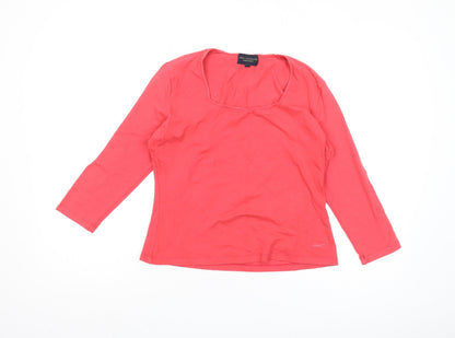 Womens UK Size 4 Paul Costelloe Red  T-Shirt