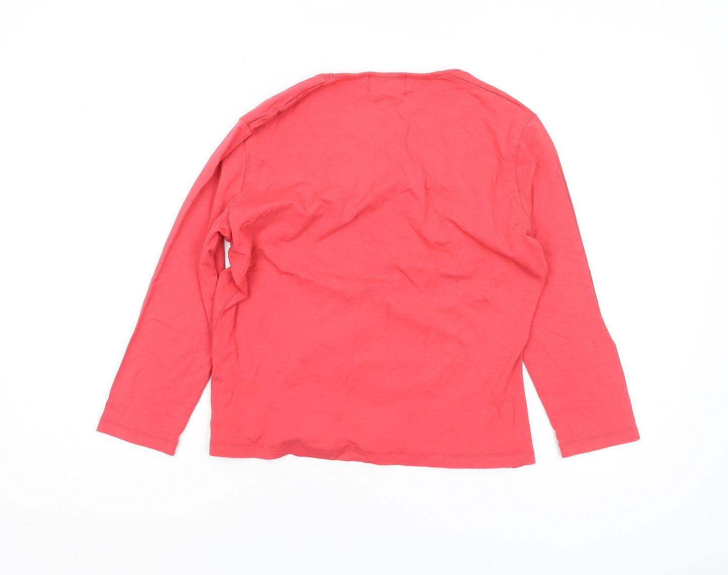 Womens UK Size 4 Paul Costelloe Red  T-Shirt