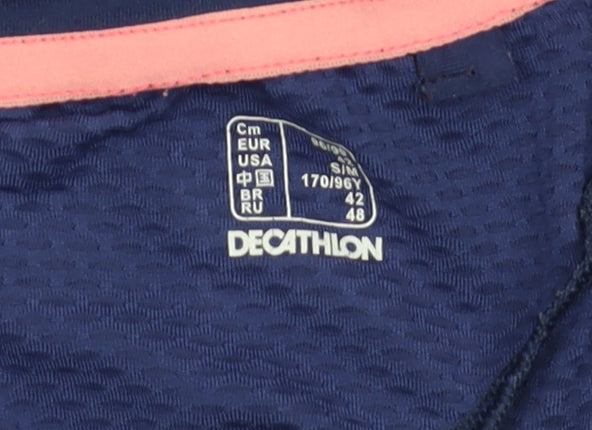 Decathlon Women's Blue Running T-Shirt Size 14