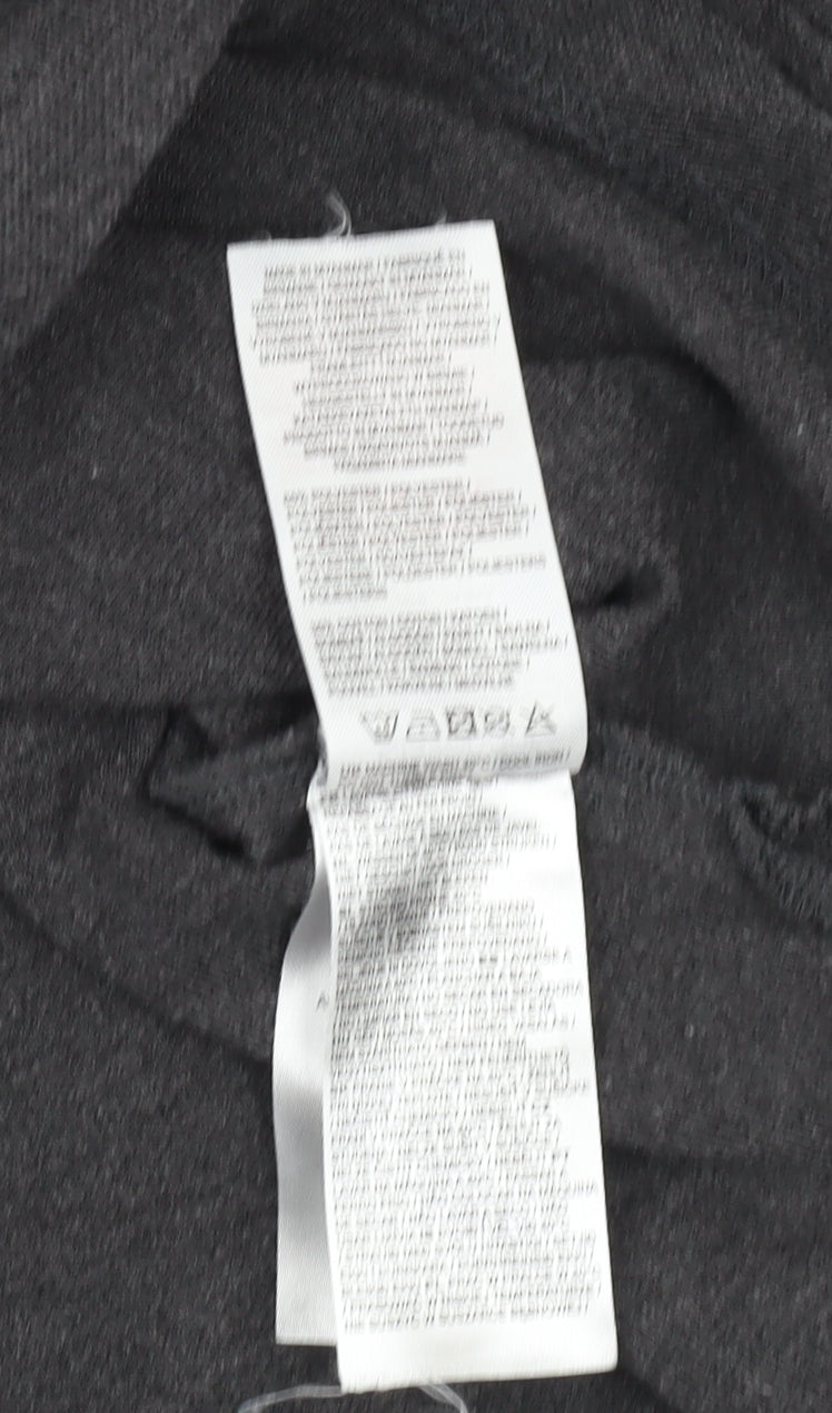 Slazenger Men's Black Polo Shirt L Solid Regular