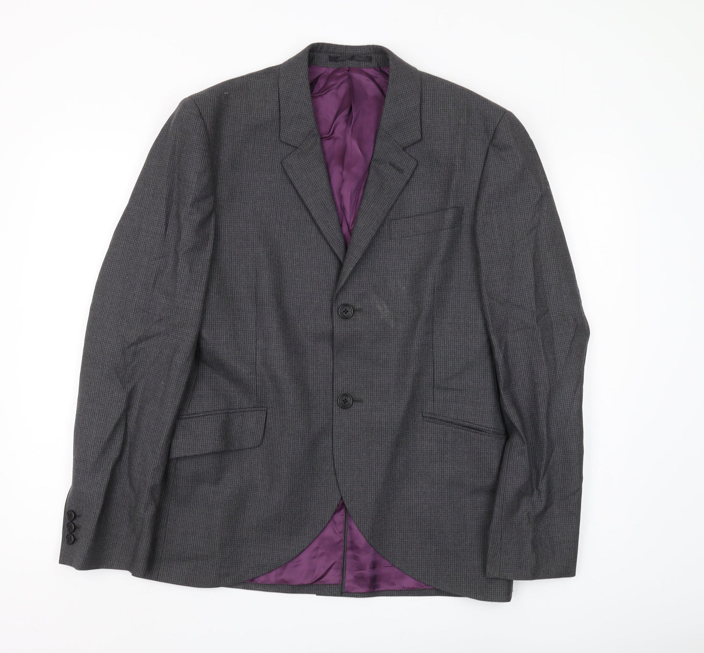 Gagliardi Men's Grey Check Blazer M Regular Fit