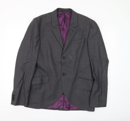 Gagliardi Men's Grey Check Blazer M Regular Fit