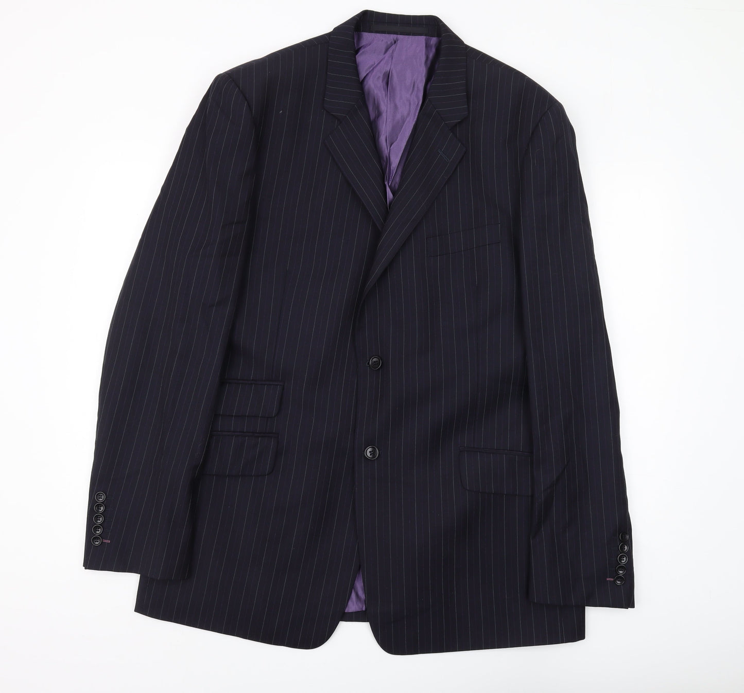Mens UK Size 44 Linea Regular Black Suit Jacket