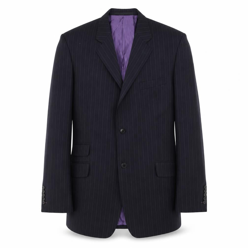 Mens UK Size 44 Linea Regular Black Suit Jacket