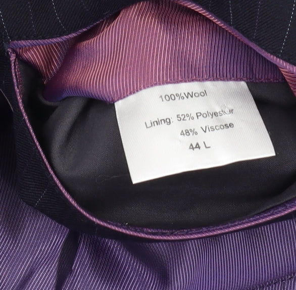 Mens UK Size 44 Linea Regular Black Suit Jacket