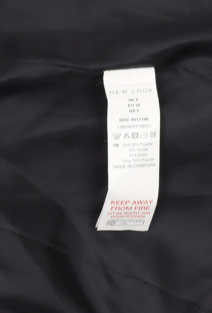 New Look Women's Black Shawl Blazer, Size 6, Slim Fit