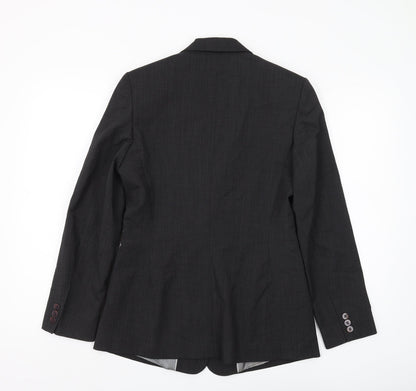 Next Women's Black Pinstripe Suit Jacket Size 10