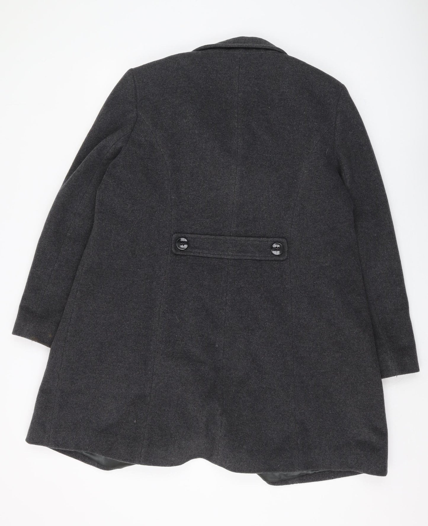 Womens UK Size 16 Eastex Grey Overcoat