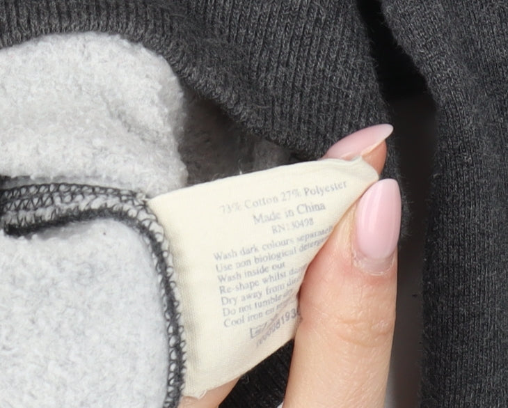 Womens UK Size 8 Jack Wills Grey Pullover Hoodie