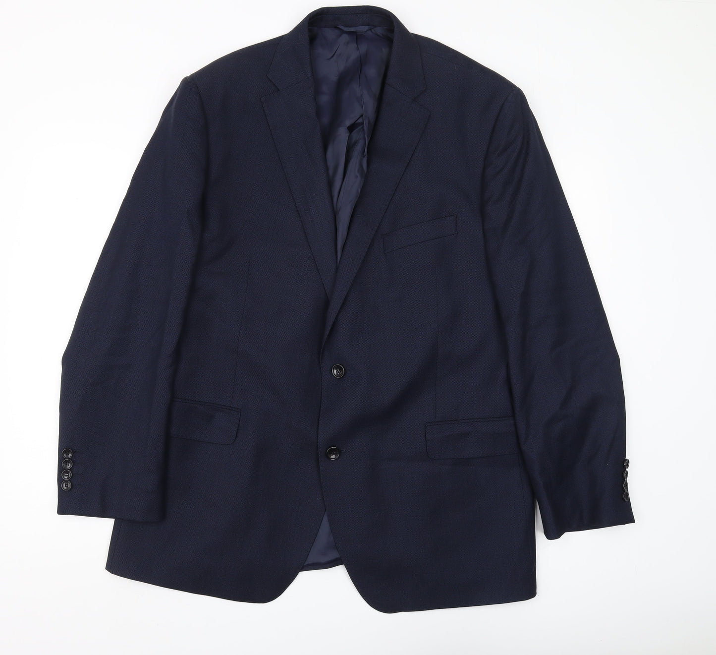 Mens UK Size 42 Moss 1851 Regular Blue Suit Jacket
