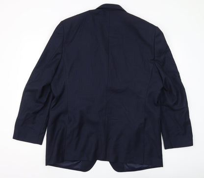 Mens UK Size 42 Moss 1851 Regular Blue Suit Jacket