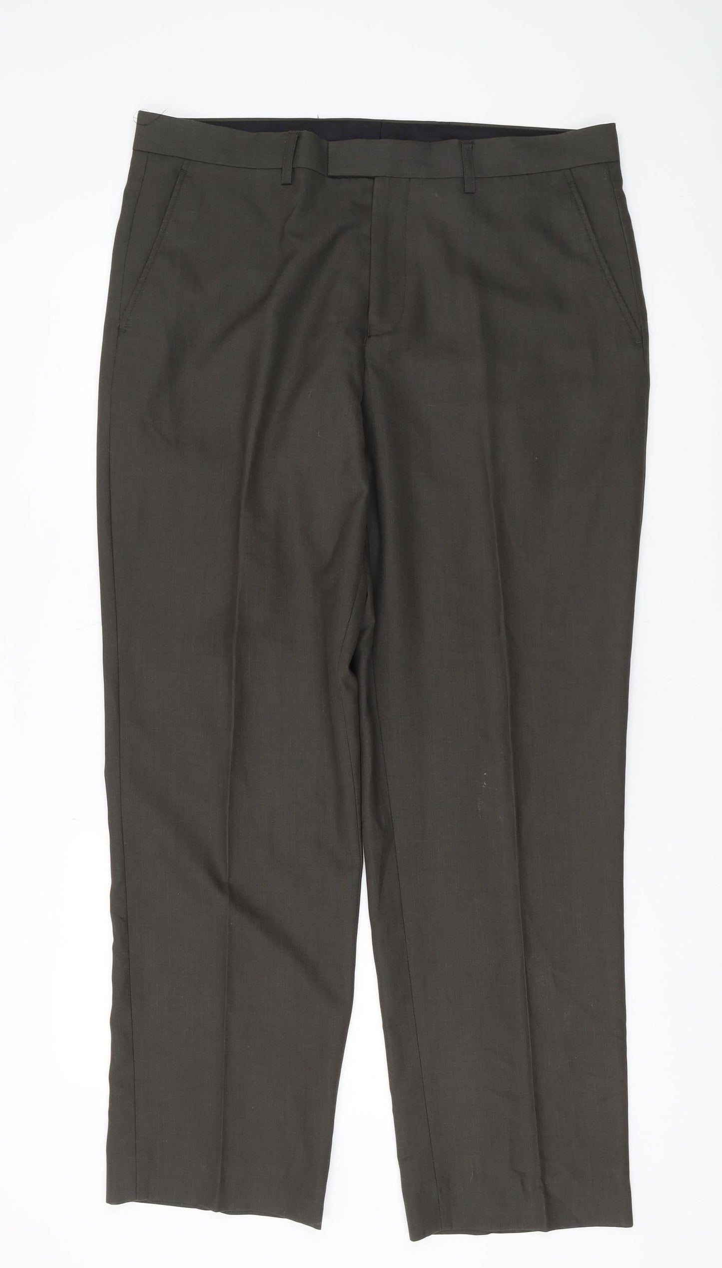 Greenwoods Men's Green Dress Pants - Size 37