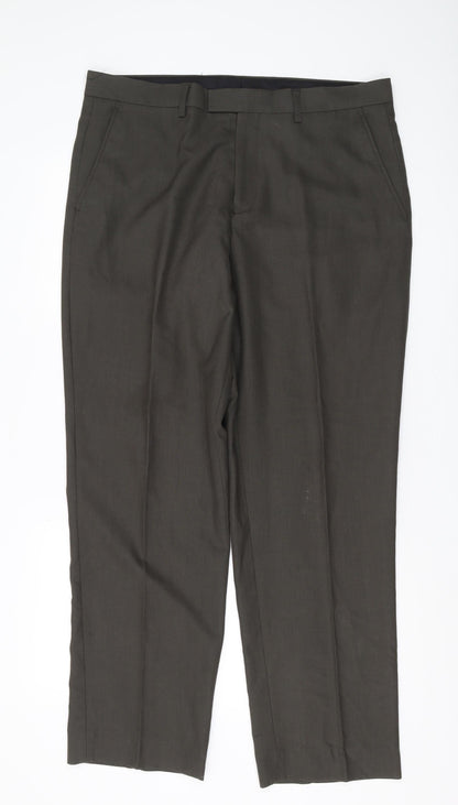 Greenwoods Men's Green Dress Pants - Size 37