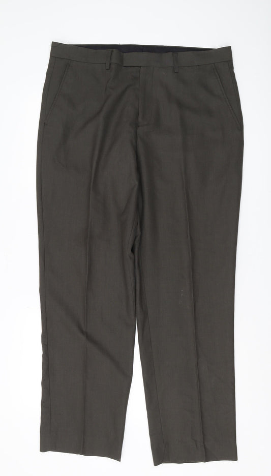 Greenwoods Men's Green Dress Pants - Size 37