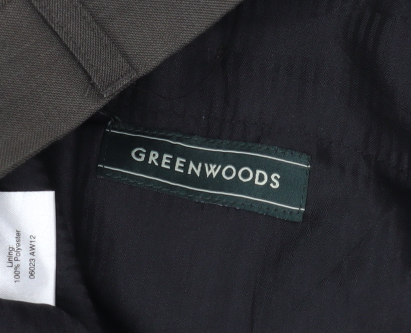 Greenwoods Men's Green Dress Pants - Size 37