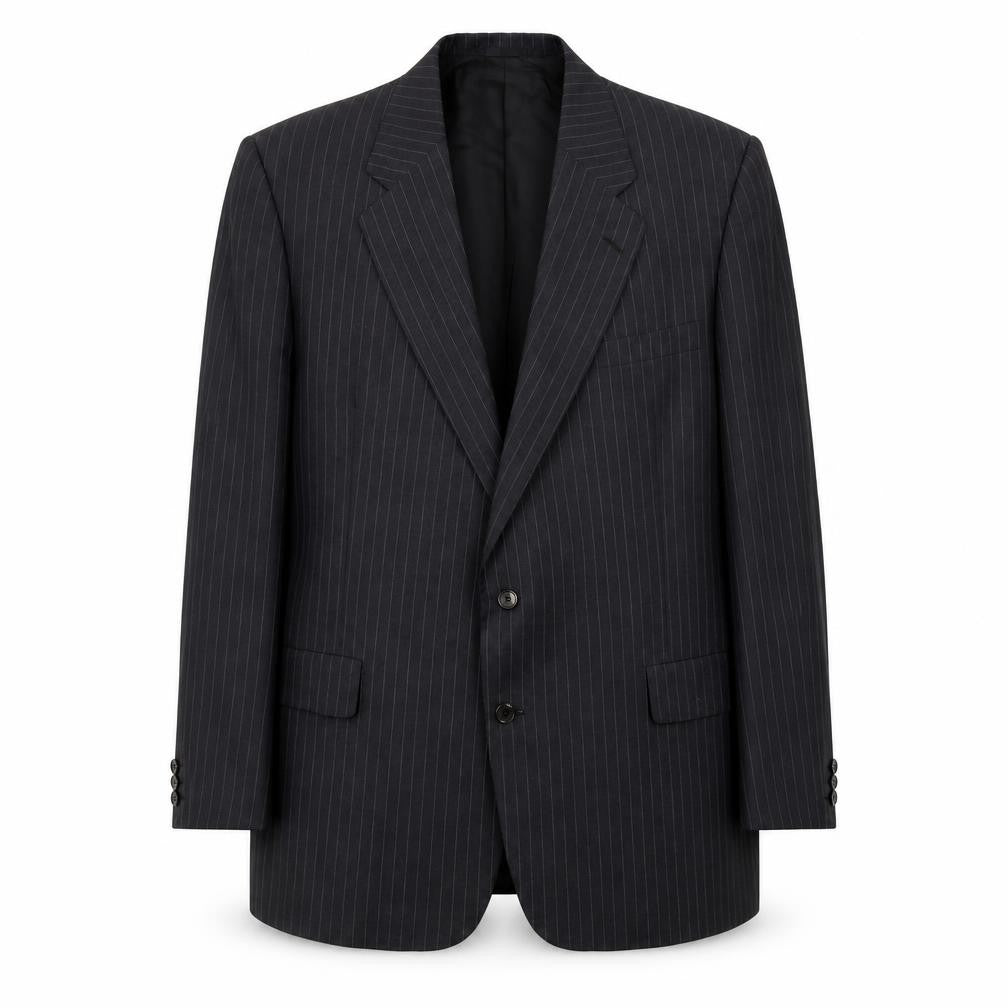 Mens UK Size 46 Aquascutum Regular Black Suit Jacket