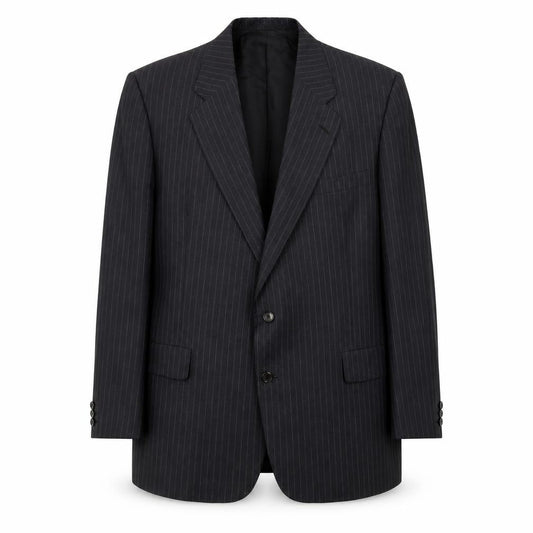 Mens UK Size 46 Aquascutum Regular Black Suit Jacket