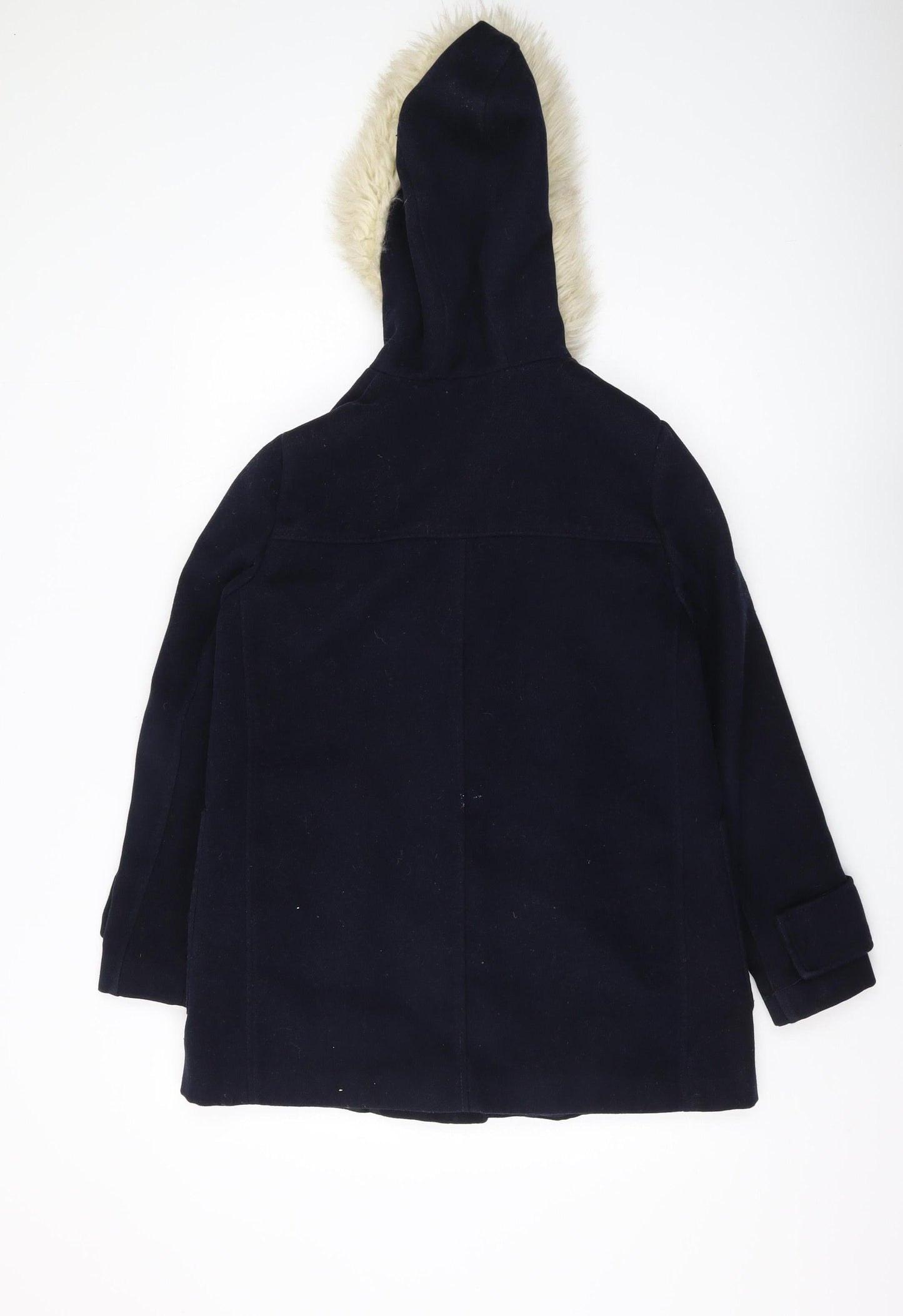 Womens UK Size 8 Topshop Black Parka Coat