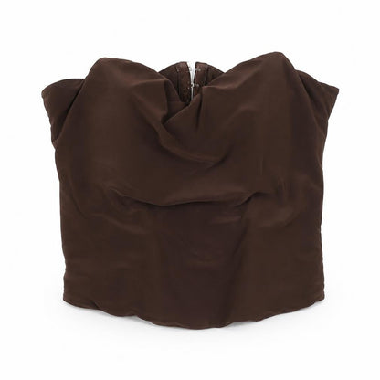 ASOS DESIGN Women’s Brown Strapless Blouse Size 12